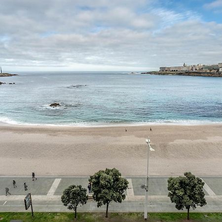 Apartamento En Primera Linea De Playa Riazor آكورونيا المظهر الخارجي الصورة